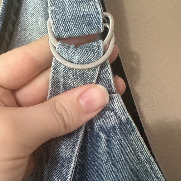 Blue Tides Denim Jeans Overalls with Thick Adjustable Straps - Picture 2 of 7